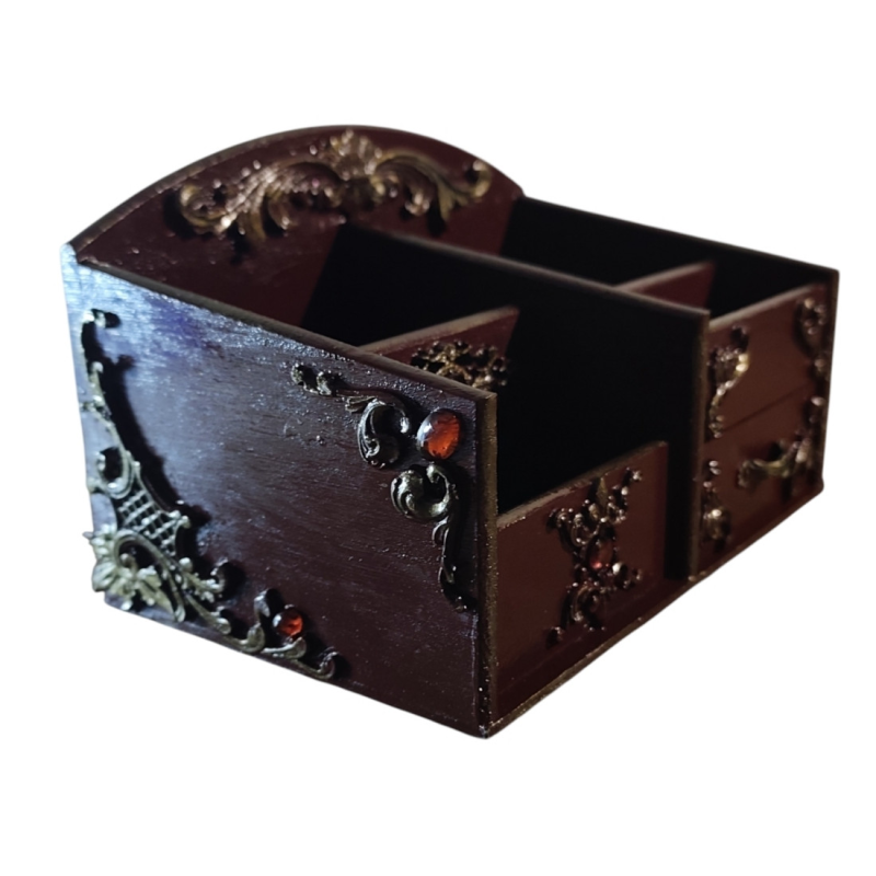Органайзер багатофункціональний 14*21*10 Шкатулка Скринька ручна робота для прикрас, шкатулка дерев“яна стане вишуканим подарунком
